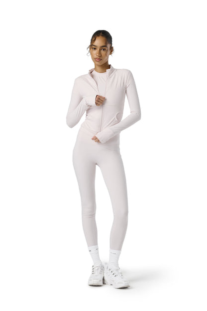 Active Zip Up in Soft Pink