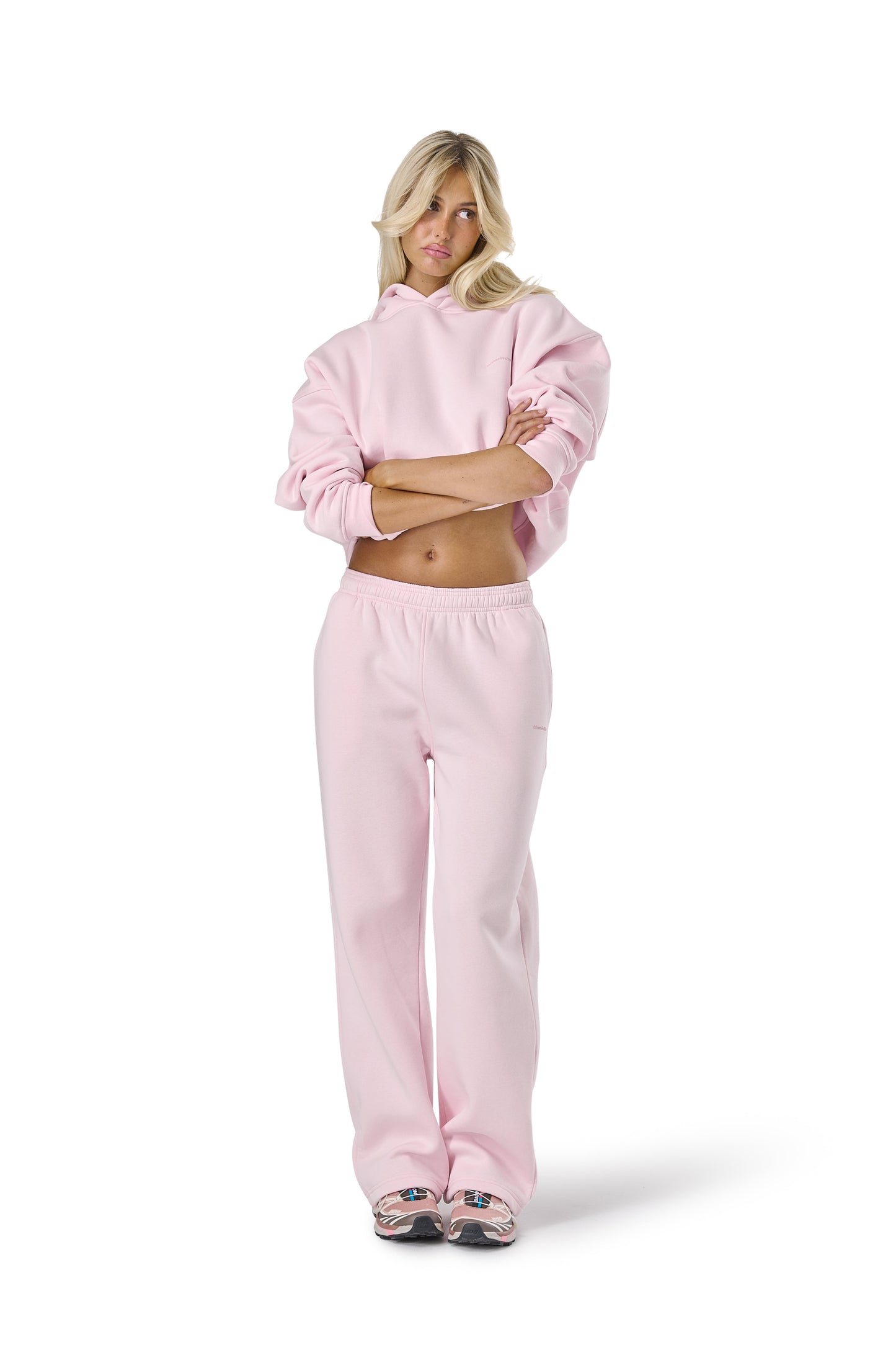 Trademark Wide Leg Sweatpants in Bunny